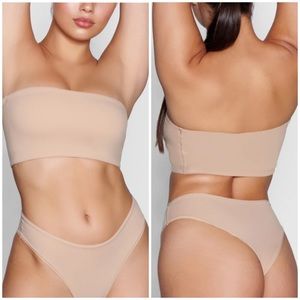SKIMS Fits Everybody Bandeau Bra in clay
